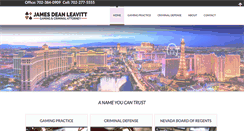 Desktop Screenshot of jamesdeanleavitt.com