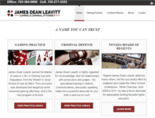 Tablet Screenshot of jamesdeanleavitt.com